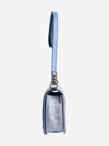 Chanel Blue 2014 medium diamond-quilted denim Boy bag