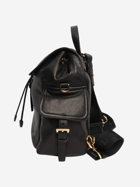 Black Explore nappa leather backpack alternate image