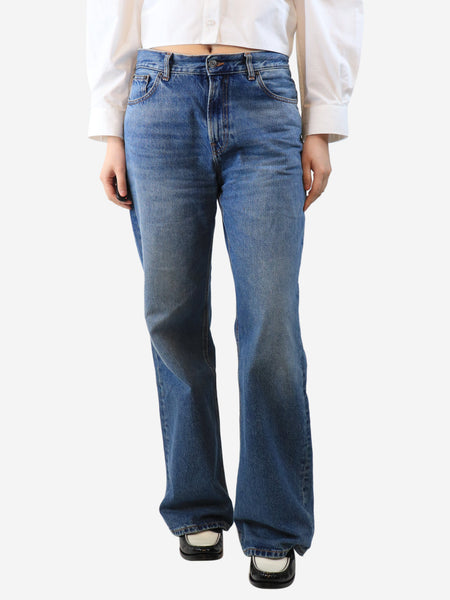 Blue relaxed-fit jeans - size UK 10 product image