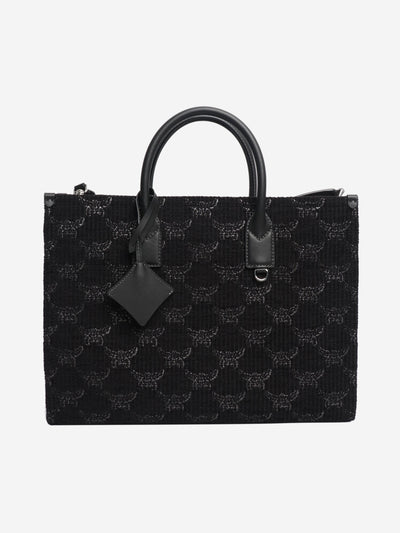 Black München 2way tote Tote Bags MCM 