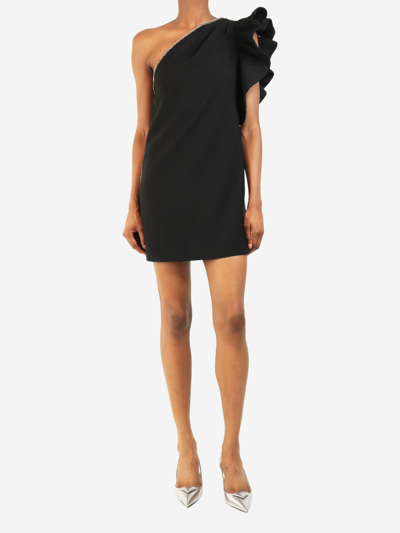 Black spider flower dress - size UK 6 Dresses self-portrait 