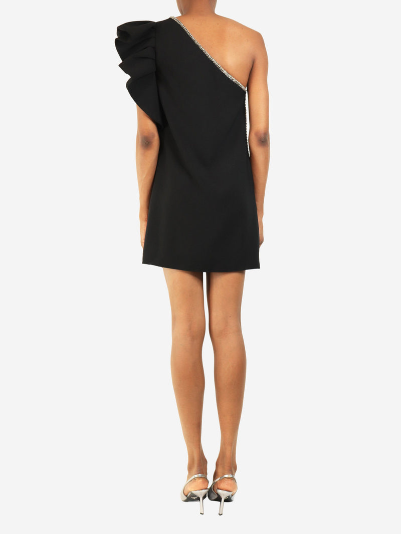 Black spider flower dress - size UK 6 Dresses self-portrait 