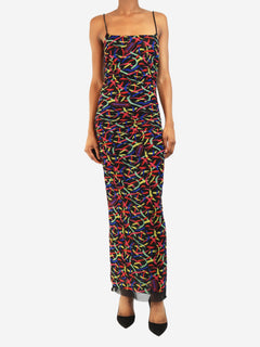 Black ruched midi dress - size UK 8 Dresses Missoni 