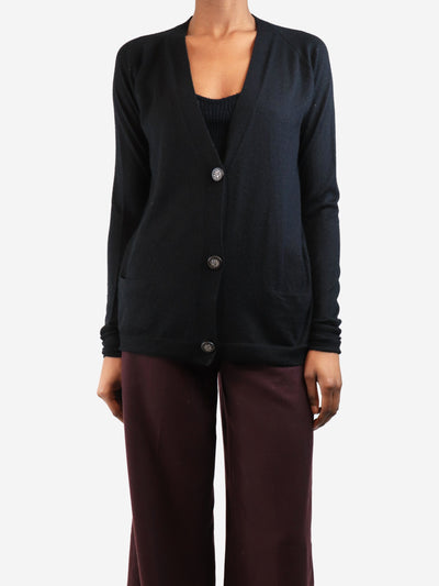 Black cashmere pocket cardigan - size S Knitwear Chanel 