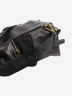 Black Explore nappa leather backpack Backpacks Prada 