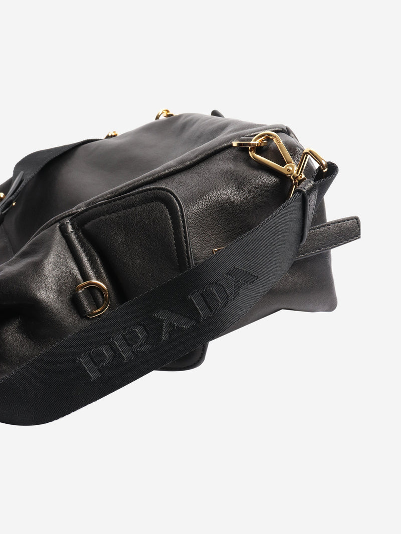 Black Explore nappa leather backpack Backpacks Prada 