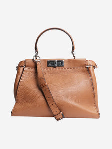 Fendi Brown Peekaboo 2way bag