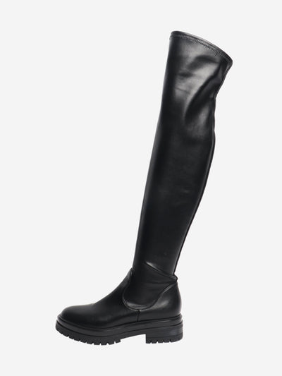 Black leather over-the-knee boots - size EU 36 (UK 3) Boots Gianvito Rossi 