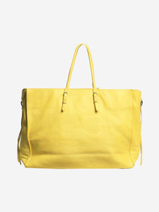 Balenciaga Yellow Paper tote bag