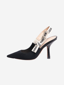 Christian Dior Black J'Adior slingback pumps - size EU 34