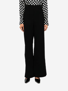 Black velour trousers - size UK 8 Trousers Nina Ricci 
