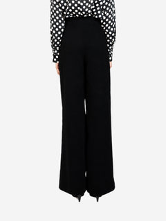 Black velour trousers - size UK 8 Trousers Nina Ricci 