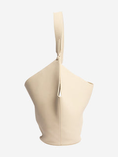 Neutral small Lotus tote Tote Bags Khaite 