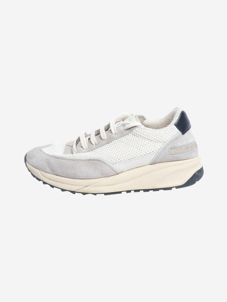 Grey suede woven trainers - size EU 39 (UK 6) product image