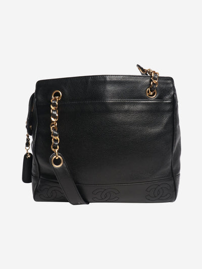 Black 1996 vintage CC logo tote bag Tote Bags Chanel 