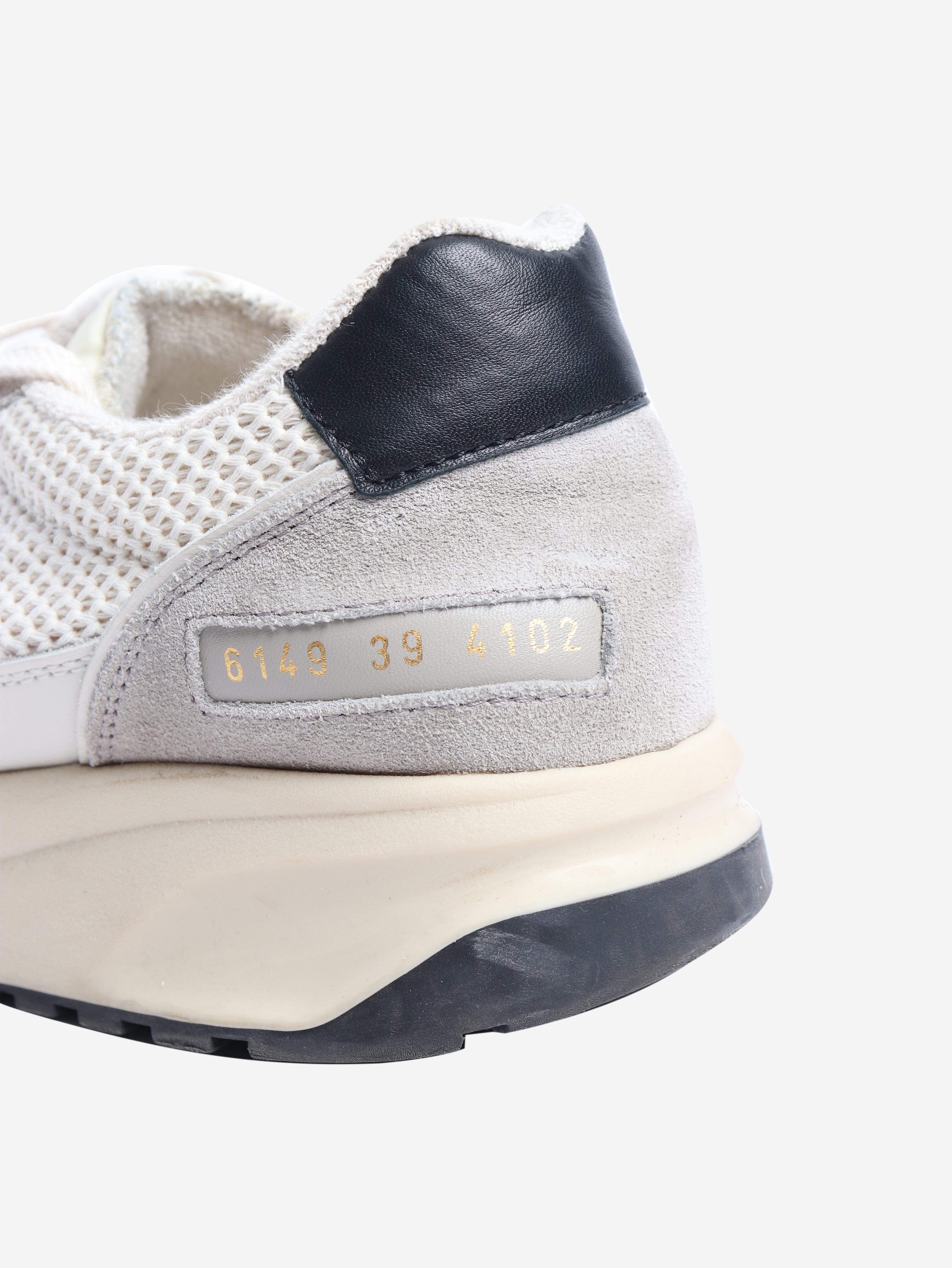Grey suede woven trainers - size EU 39 (UK 6) Trainers Common Projects 