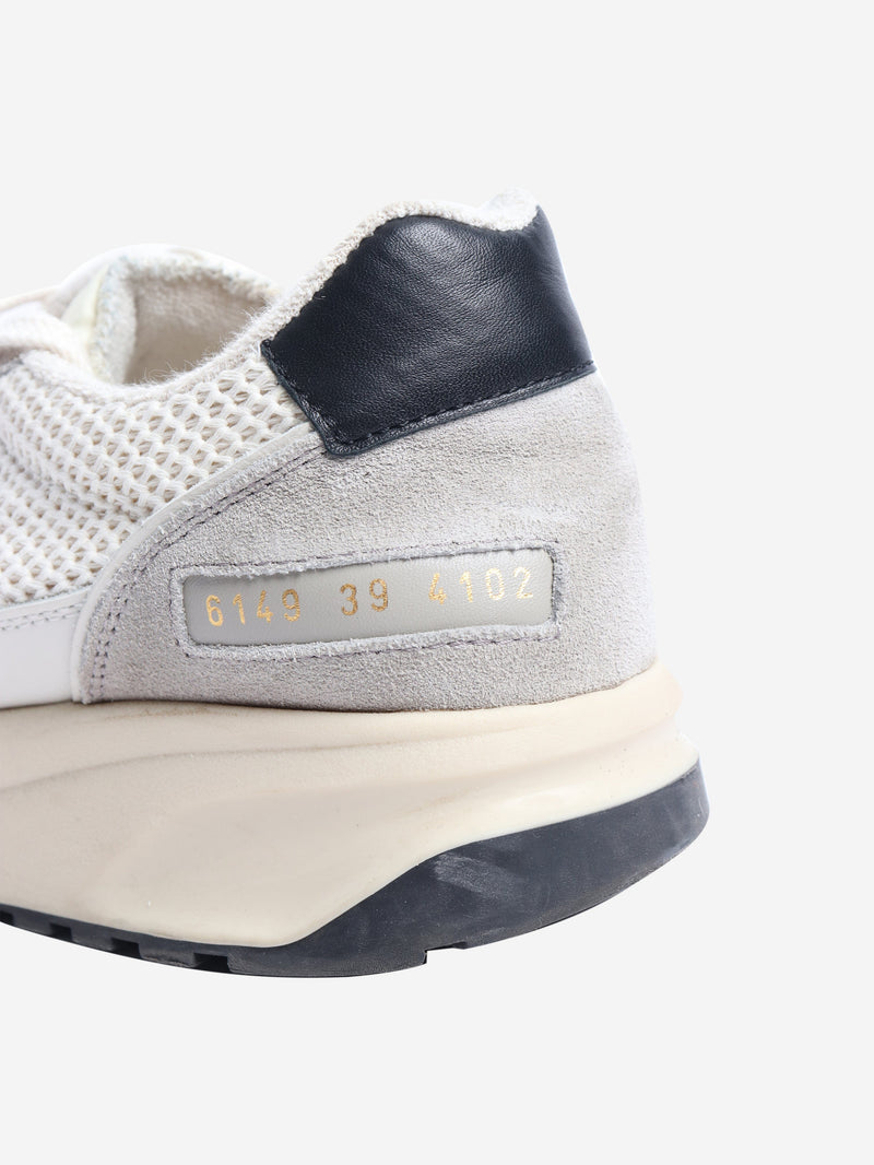 Grey suede woven trainers - size EU 39 (UK 6) Trainers Common Projects 