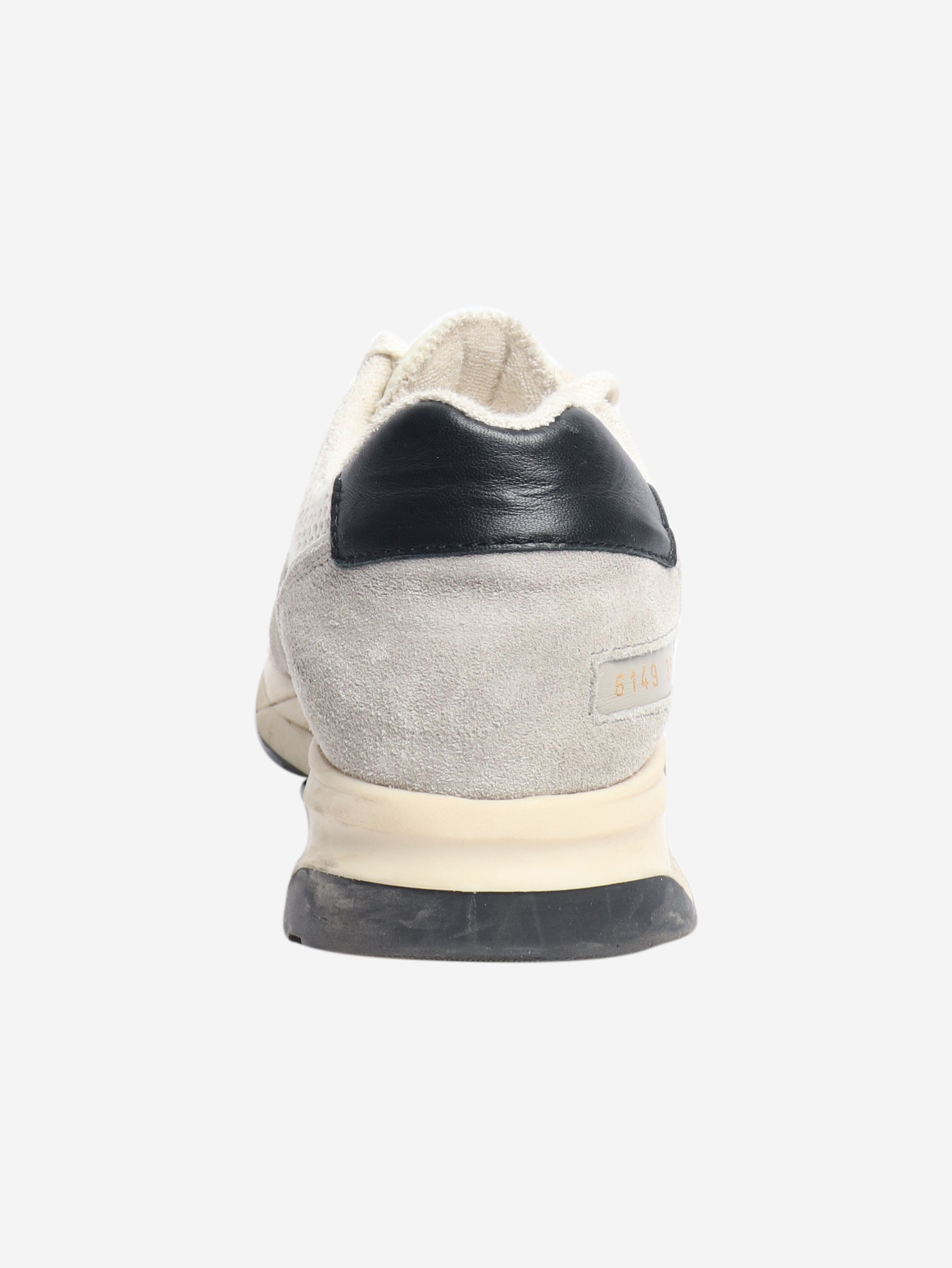 Grey suede woven trainers - size EU 39 (UK 6) Trainers Common Projects 