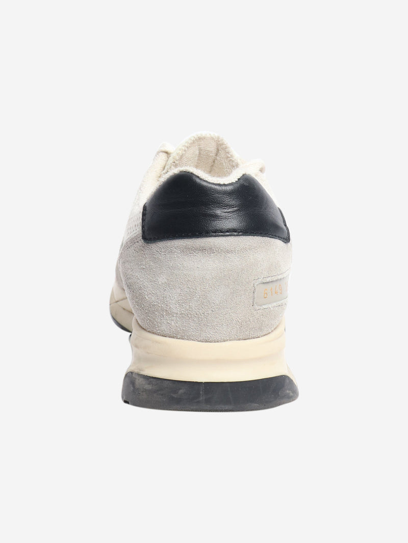 Grey suede woven trainers - size EU 39 (UK 6) Trainers Common Projects 