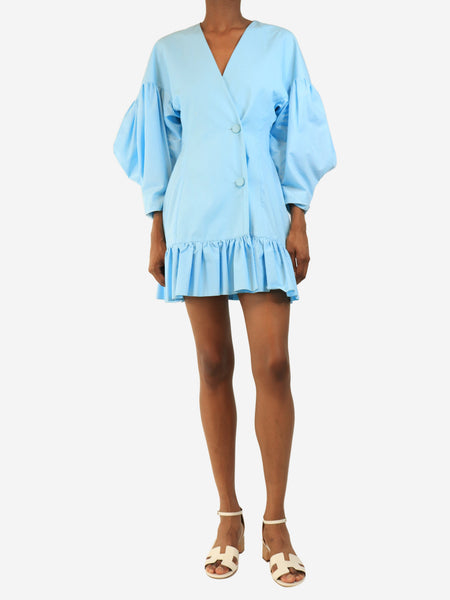 Blue elderberry dress - size UK 6 product image