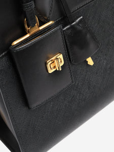 Prada Black Esplanade Saffiano leather