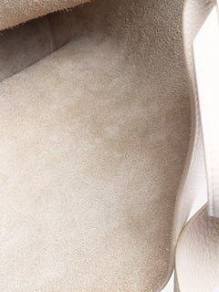 Neutral small Lotus tote Tote Bags Khaite 
