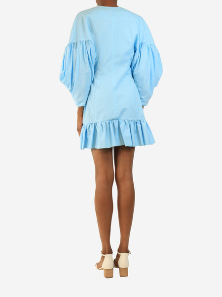 Blue elderberry dress - size UK 6 alternate image