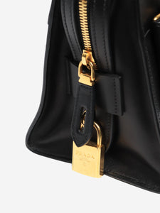 Prada Black Esplanade Saffiano leather