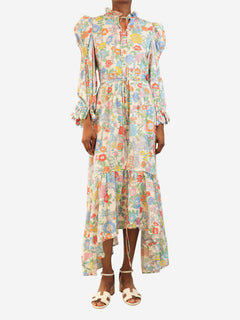 White floral printed dress - size XS Dresses Horror Vacui 