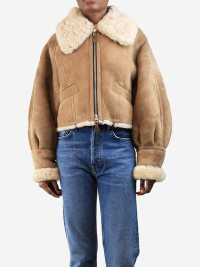 Brown Opal shearling jacket - size XS Coats & Jackets Shoreditch Ski Club 