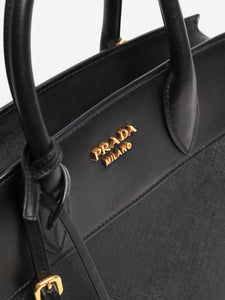 Prada Black Esplanade Saffiano leather