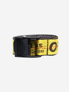 Off-White Yellow Industrial belt