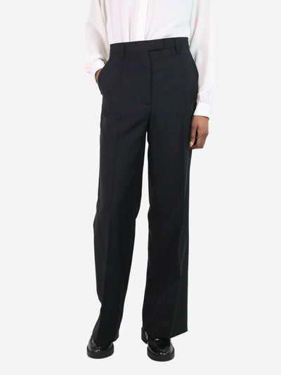 Black straight-leg tailored trousers - size IT 36 Trousers Prada 