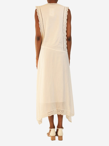 White Rerol asymmetric cotton dress - size S alternate image