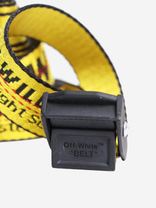 Off-White Yellow Industrial belt