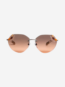 Bvlgari Brown Serpenti Poisoncandy cat-eye sunglasses