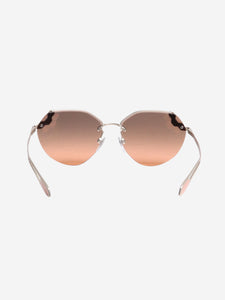 Bvlgari Brown Serpenti Poisoncandy cat-eye sunglasses