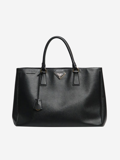 Black Saffiano Galleria bag Top Handle Bags Prada 