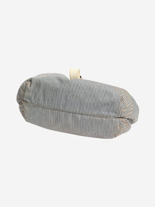 Fendi Blue and white spy stripe denim bag