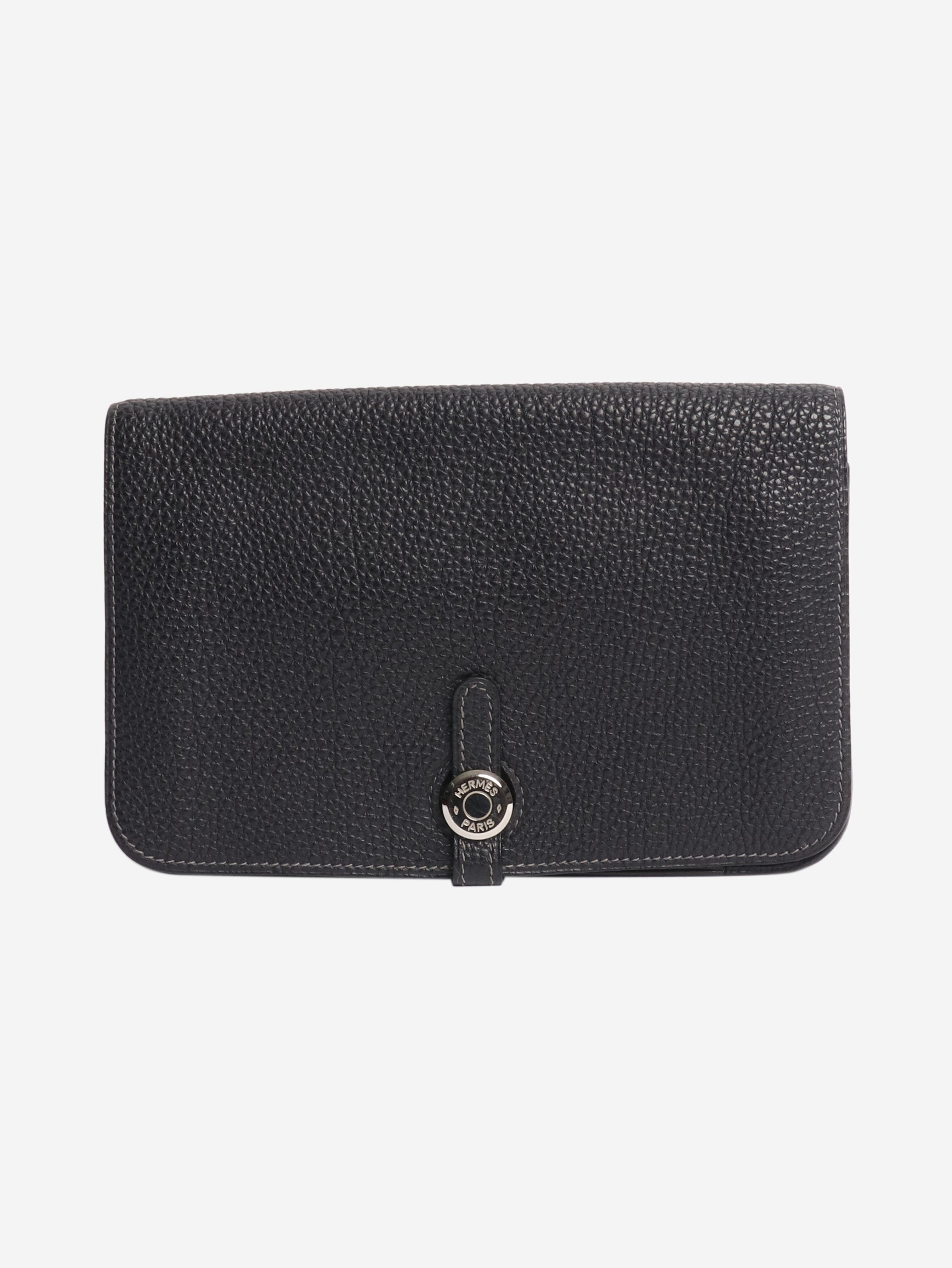 Bleu Nuit 2006 Dogon GM long wallet Wallets, Purses & Small Leather Goods Hermes 