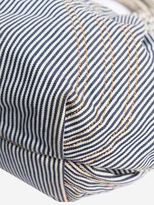 Fendi Blue and white spy stripe denim bag
