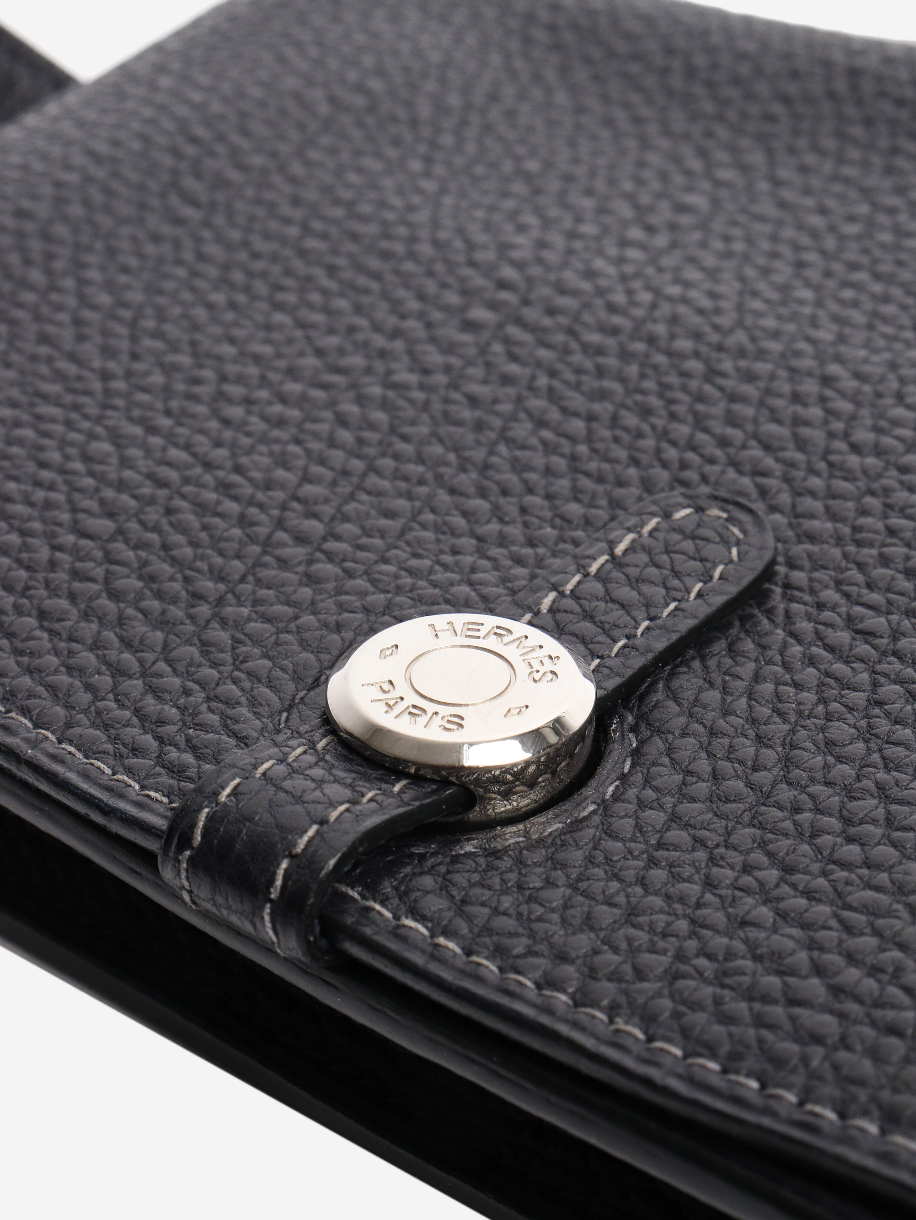 Bleu Nuit 2006 Dogon GM long wallet Wallets, Purses & Small Leather Goods Hermes 
