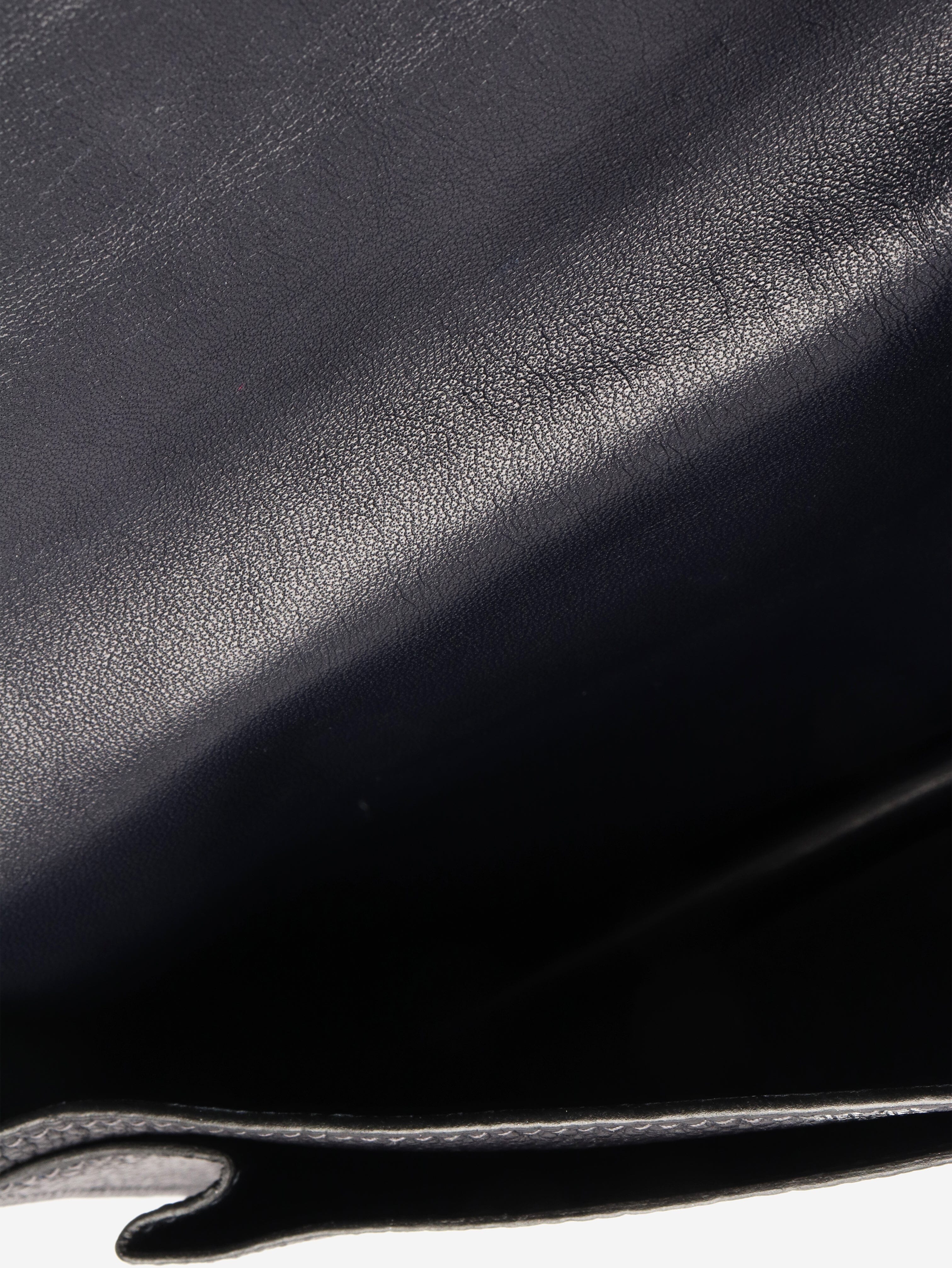 Bleu Nuit 2006 Dogon GM long wallet Wallets, Purses & Small Leather Goods Hermes 