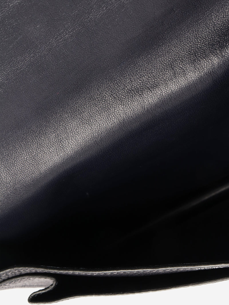 Bleu Nuit 2006 Dogon GM long wallet Wallets, Purses & Small Leather Goods Hermes 