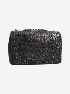 Black 2011 jumbo sequin-embellished Classic Single Flap bag Shoulder bags Chanel 