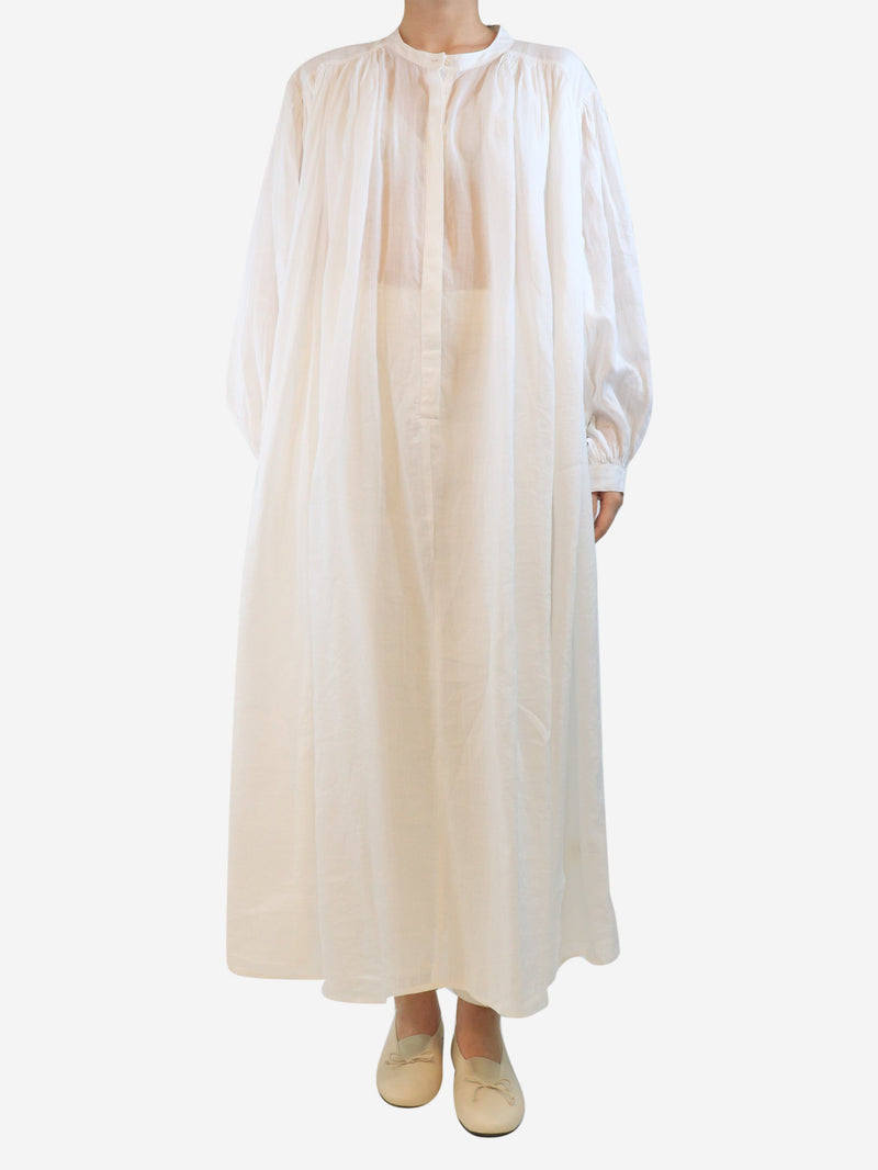 White oversized maxi dress - size UK 12 Dresses Rohe 