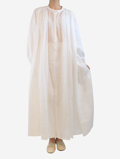 White oversized maxi dress - size UK 12 Dresses Rohe 