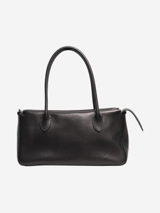 The Row Black E/W top handle bag