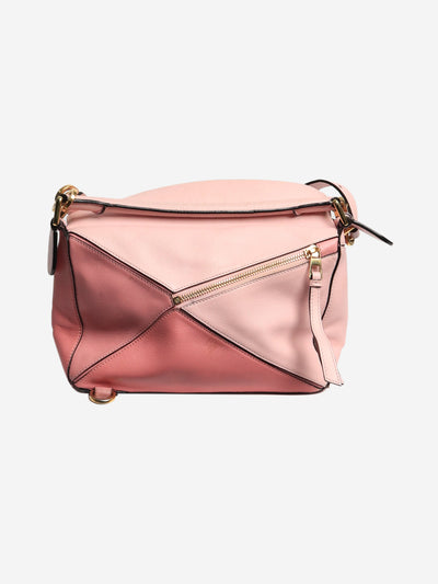 Pink small tricolour Puzzle bag Shoulder bags Loewe 