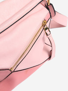 Loewe Pink small tricolour Puzzle bag